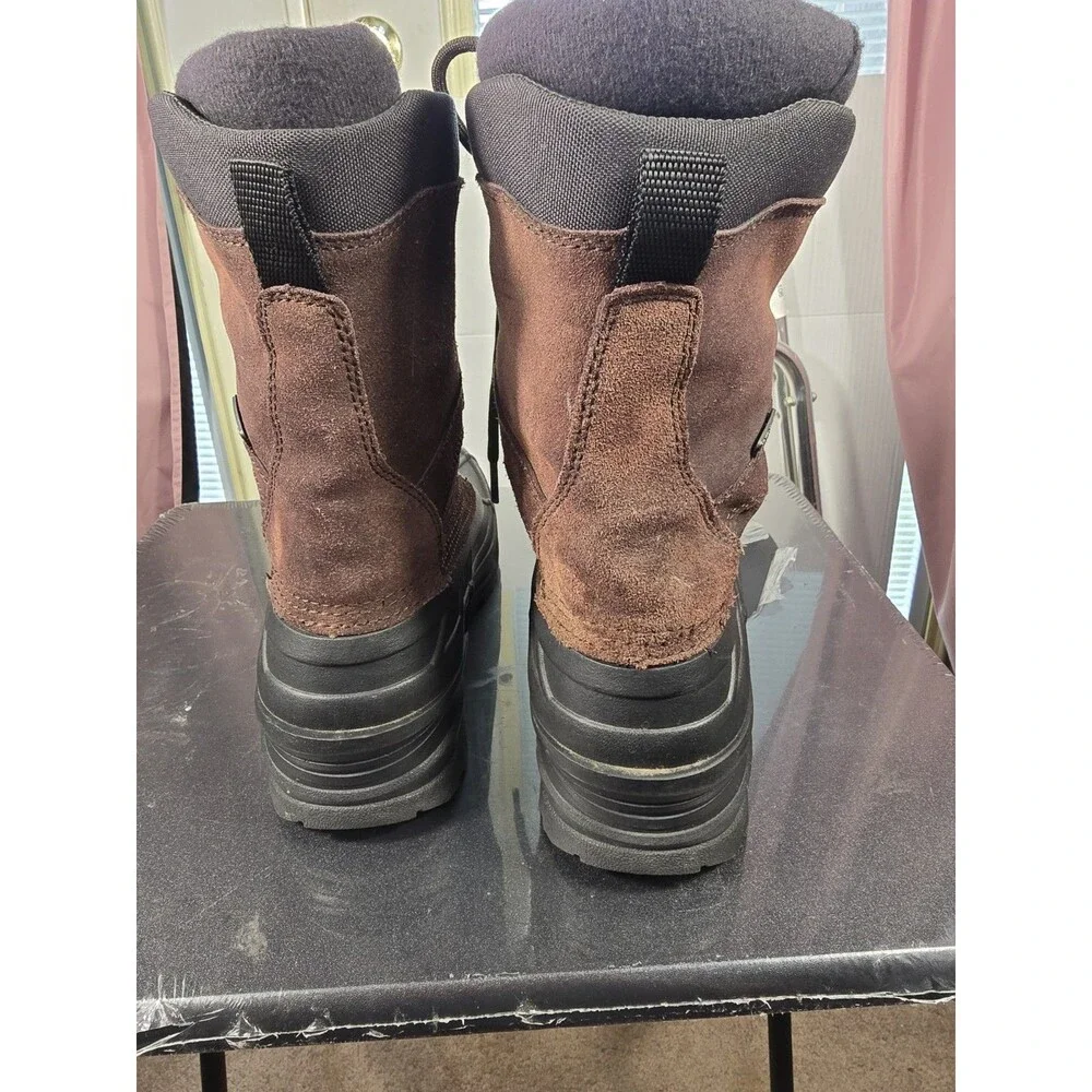Kamik Mens Winter Boots Size 7 Brown And Black